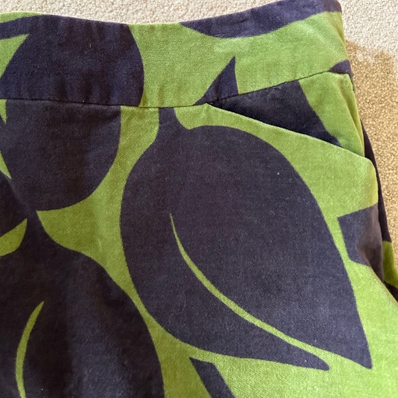 Boden skirt velvety feel cotton blend pockets front & back - Picture 2 of 4